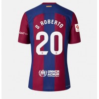 Barcelona Sergi Roberto #20 Hjemmedrakt Dame 2023-24 Kortermet